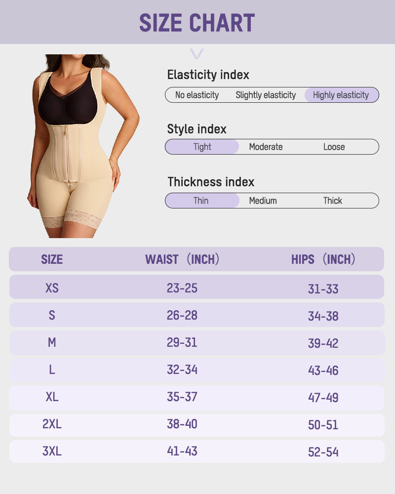 Post Surgery Compression Garment with Tummy Control