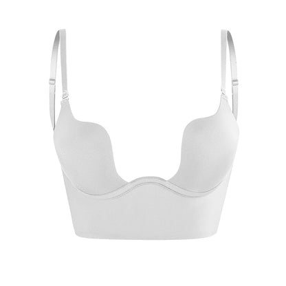 Deep Plunge Push-Up Bra with Seamless Support