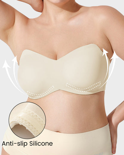 Strapless Bra with Full Coverage Support