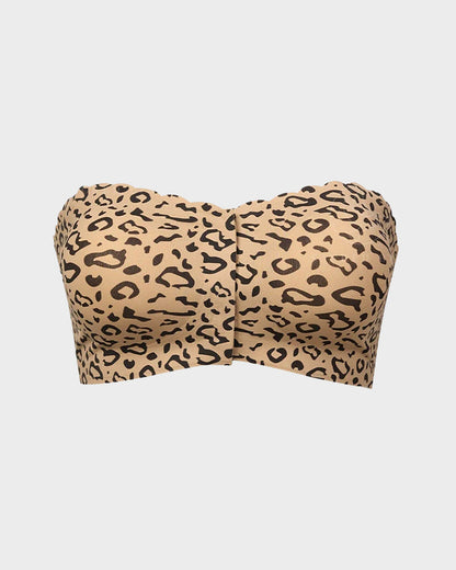 Strapless Push-Up Bra with Front Closure Support