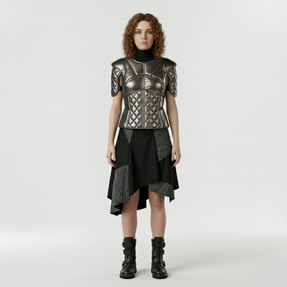 Quilted Armor Structured Bodice Top