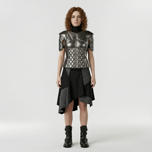 Quilted Armor Structured Bodice Top