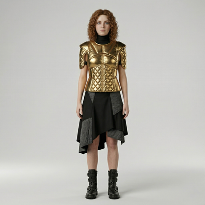 Quilted Armor Structured Bodice Top