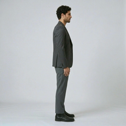 Refined Panel Tailored Blazer