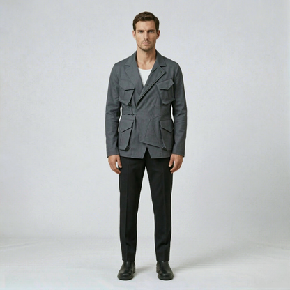 Utility Pocket Structured Jacket