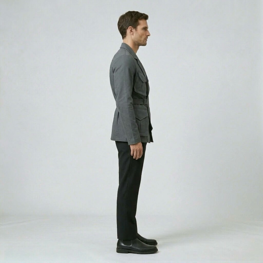 Utility Pocket Structured Jacket