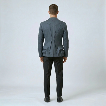 Sculpted Panel Blazer