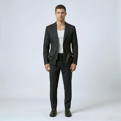 Sculpted Panel Blazer