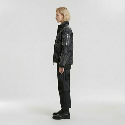Transparent Utility Technical Jacket