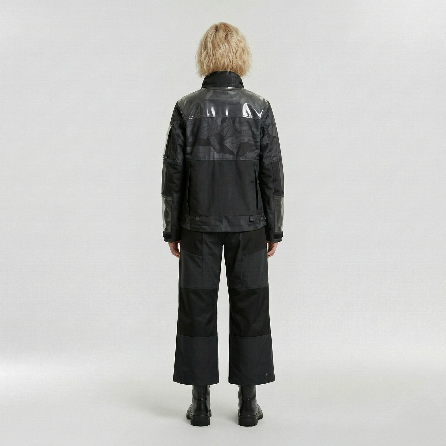 Transparent Utility Technical Jacket