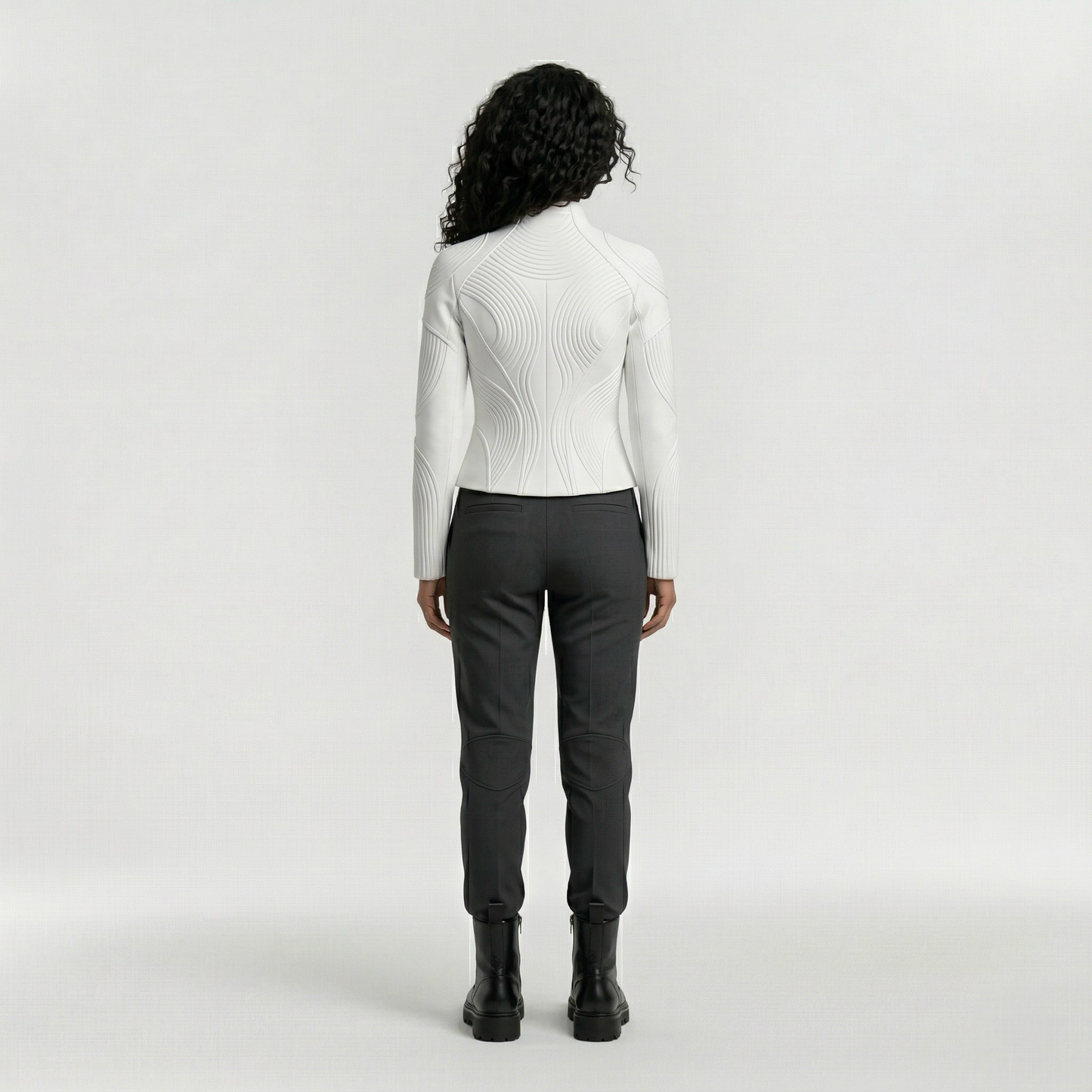 Sculpted Contour Panel Jacket
