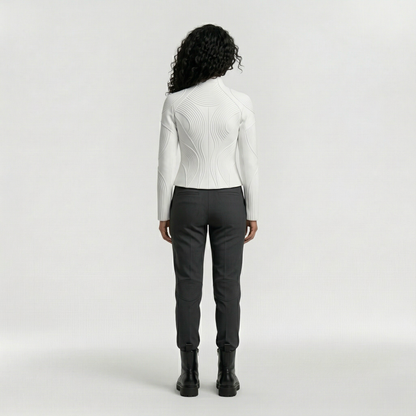 Sculpted Contour Panel Jacket