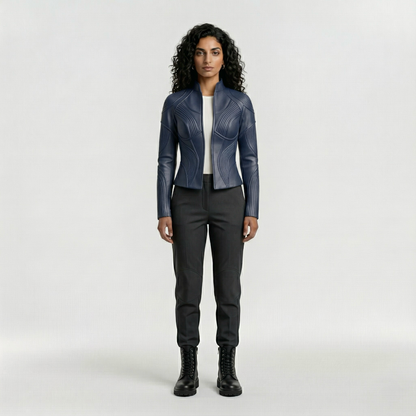 Sculpted Contour Panel Jacket