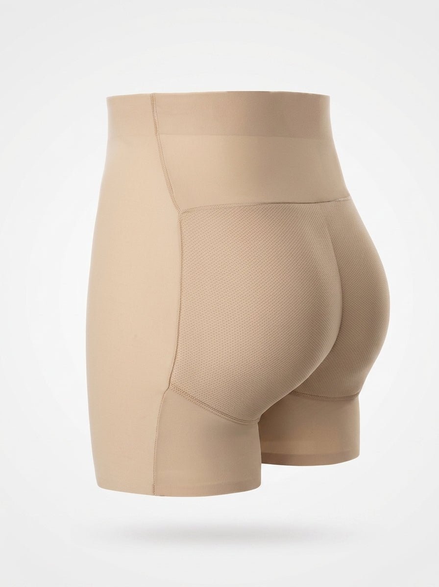High-Waisted Padded Butt Lift Shaper Shorts | Hip Enhancing Underwear