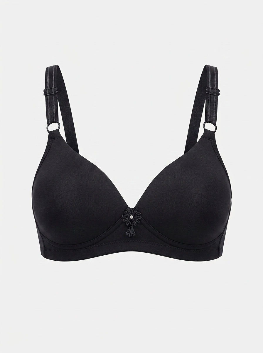 Lightly Padded Wire-Free Bra | Smooth Full Coverage Everyday Comfort
