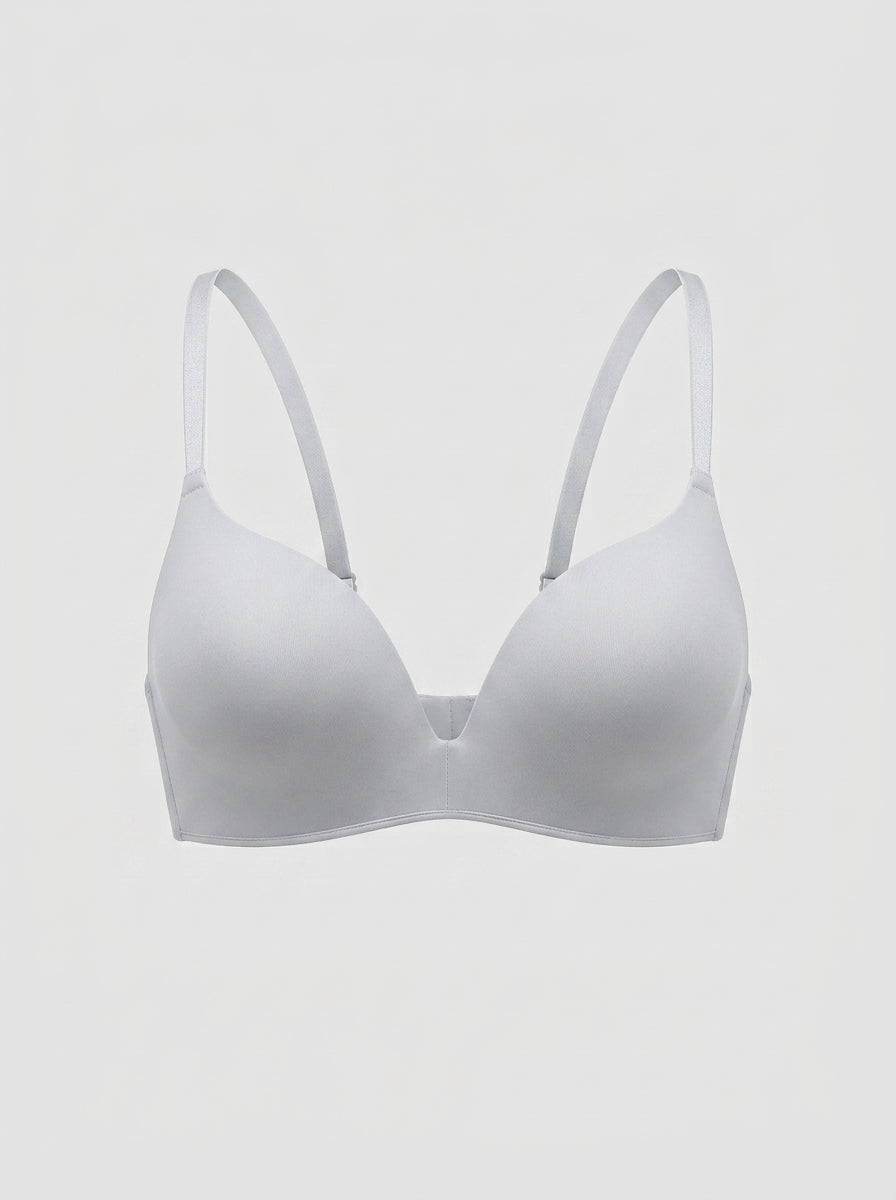 Seamless Padded Push-Up T-Shirt Bra | Smooth Plunge Lift & Comfort