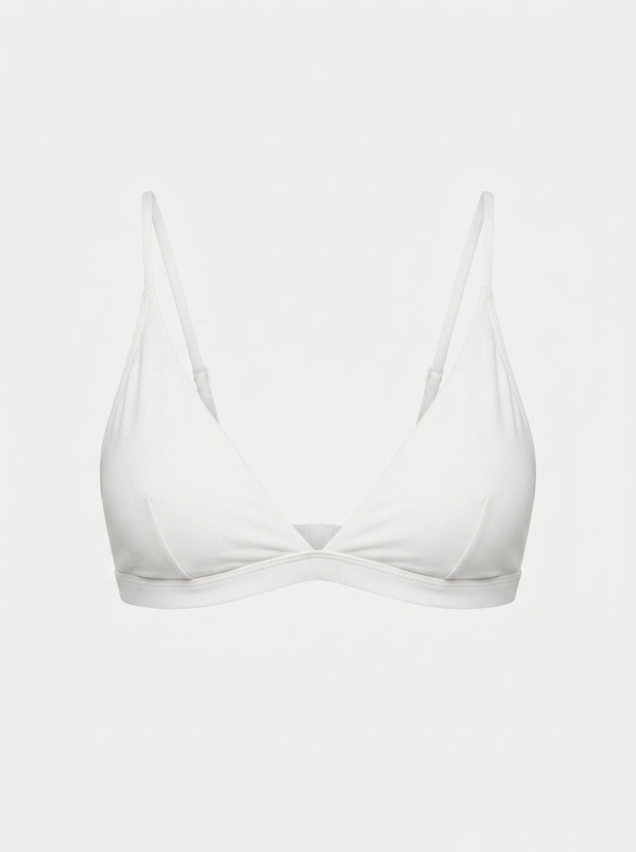 Lounge Plunge Bra Wire Free Triangle Bralette | Sleep & Lounge Comfort