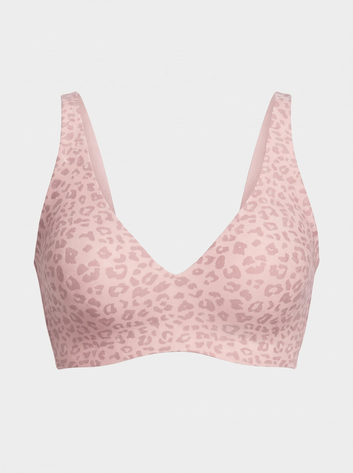 Soft Seamless Jelly-Cup Bra | Wireless Deep V-Neck Everyday Bra