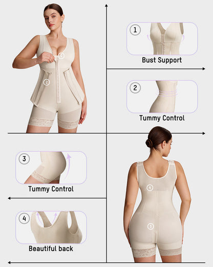 Post Surgery Full Body Compression with Tummy Control