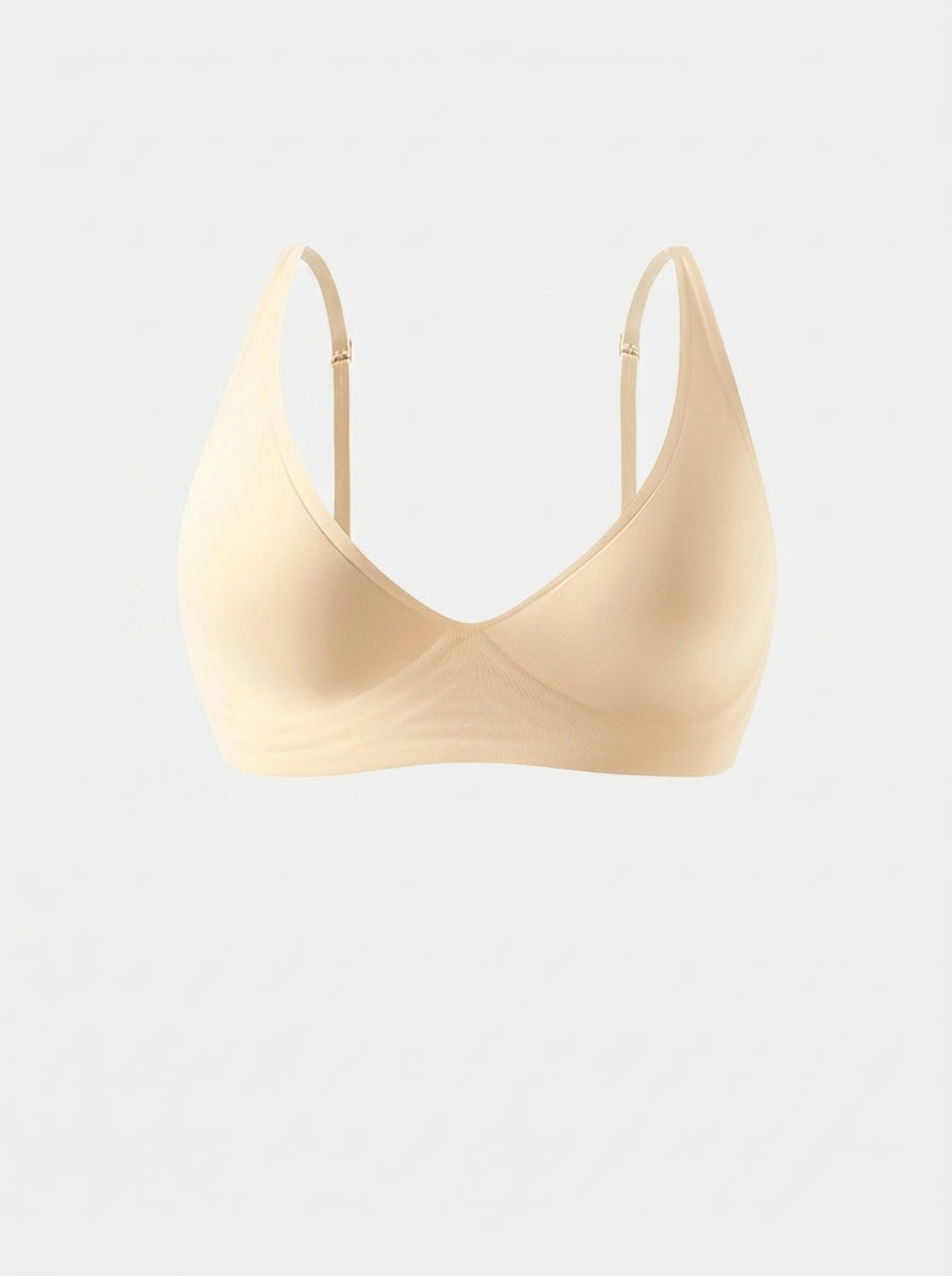 Seamless Wire-Free Jelly Bra with Natural Lift | No-Show Fit Comfort