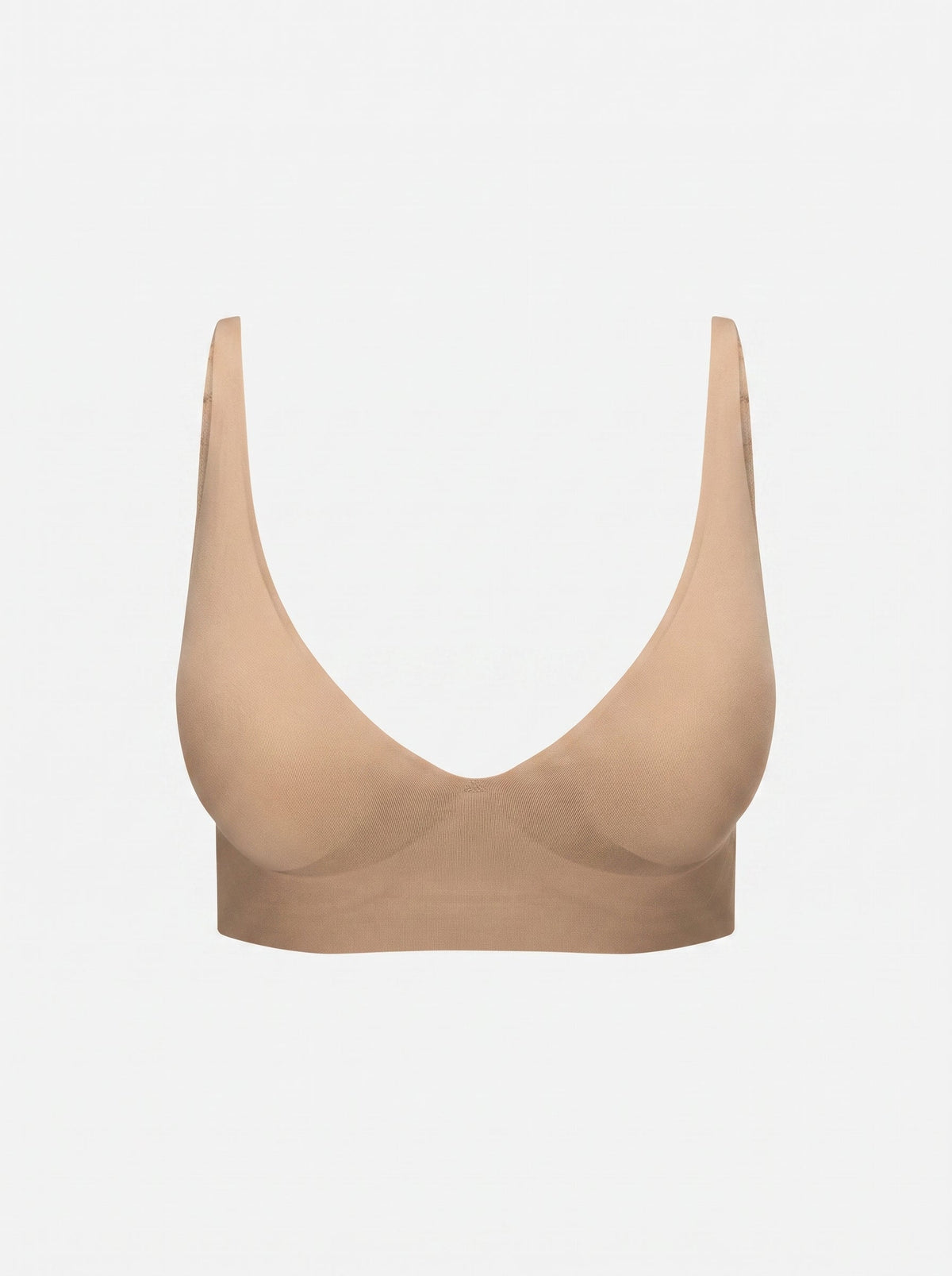 Soft Seamless Wire-Free Bra | Deep V-Neck Everyday Comfort Bralette