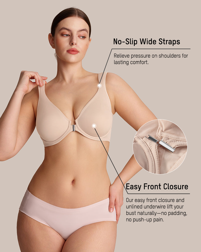 Front Closure Support Bra | Smooth Shaping | Everyday Comfort