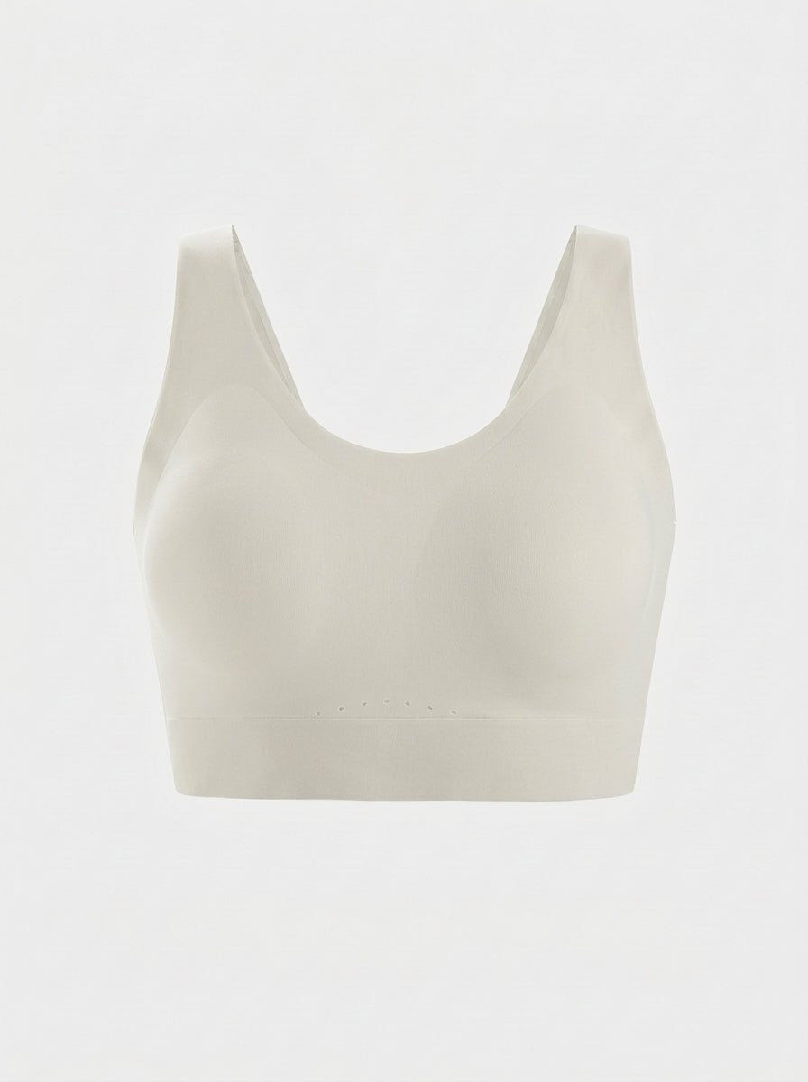 Seamless Racerback Sports Bra | Wireless All-Around Support & Comfort