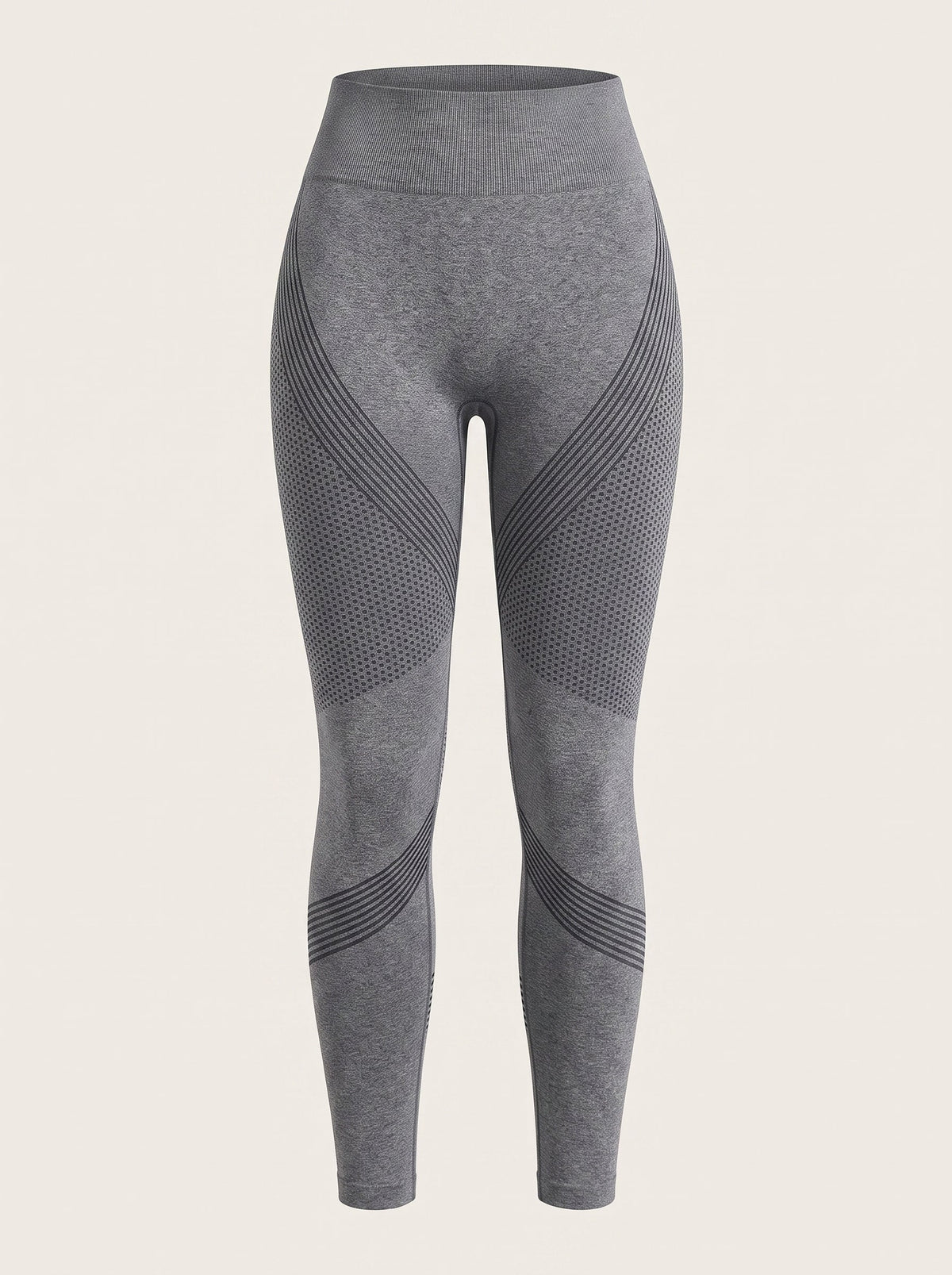 Seamless High-Waisted Push-Up Leggings | Contour Panel Workout Fit