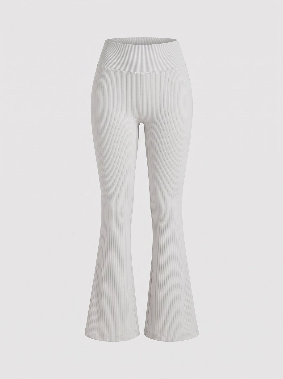 Ribbed High-Waisted Flare Leggings | Stretchy Bootcut Yoga Pants