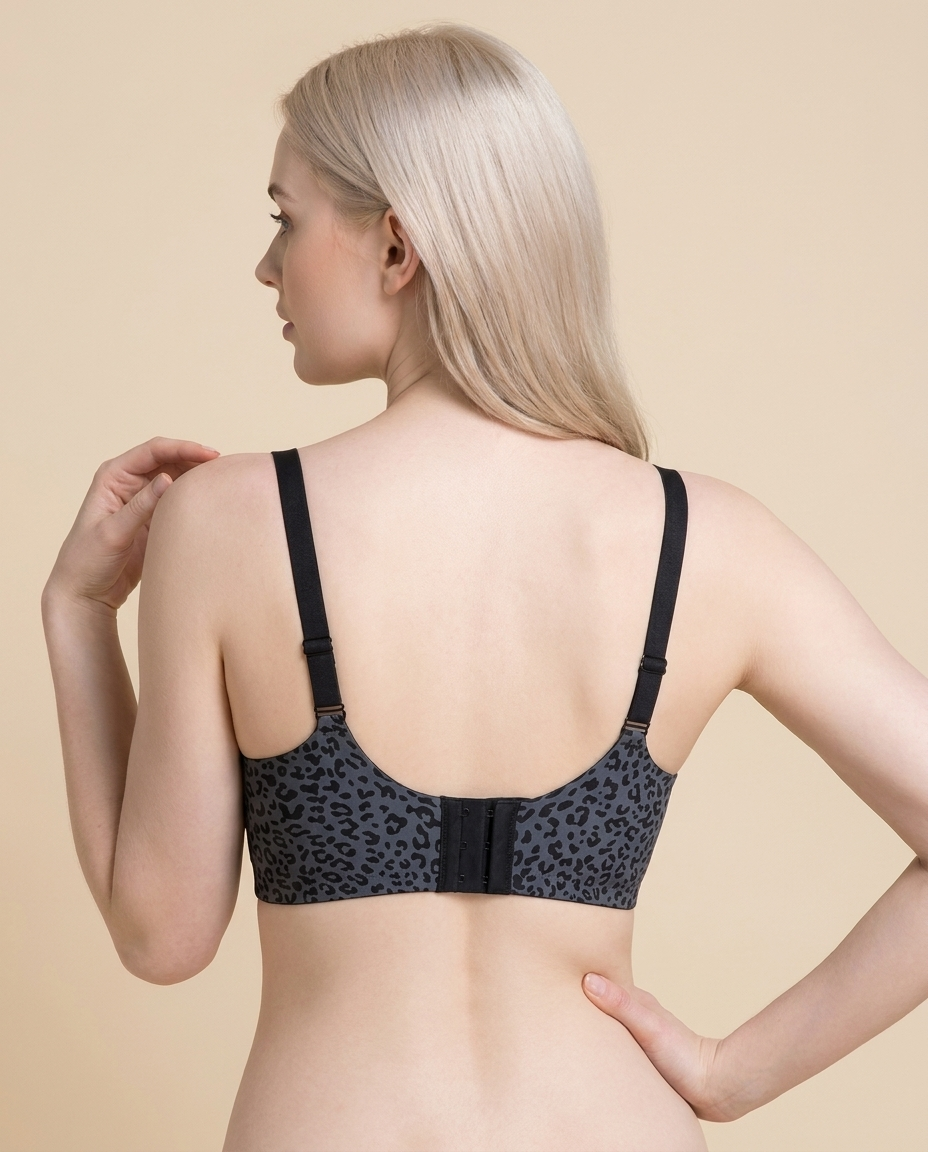 Wireless V-Neck Bra with Seamless Support