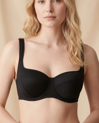 Balconette Underwire Bra with Full Coverage Support
