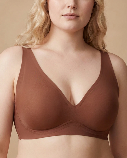 Wireless Full Coverage Bra with Seamless Comfort