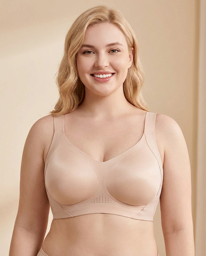 Wireless Full Coverage Bra with Breathable Support | Seamless Everyday Comfort & Soft Lift