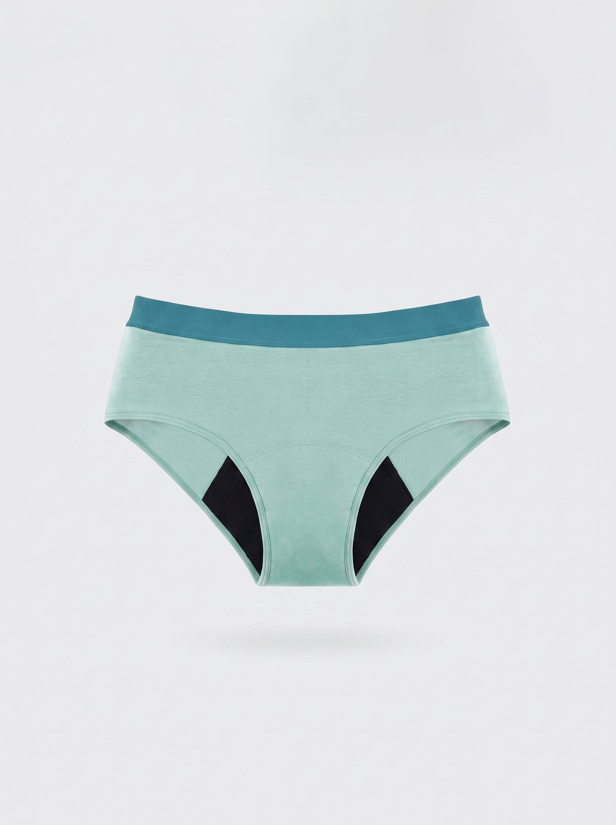 2pcs Color-Block Leak-Proof Period Thong | Contrast Waistband Protection