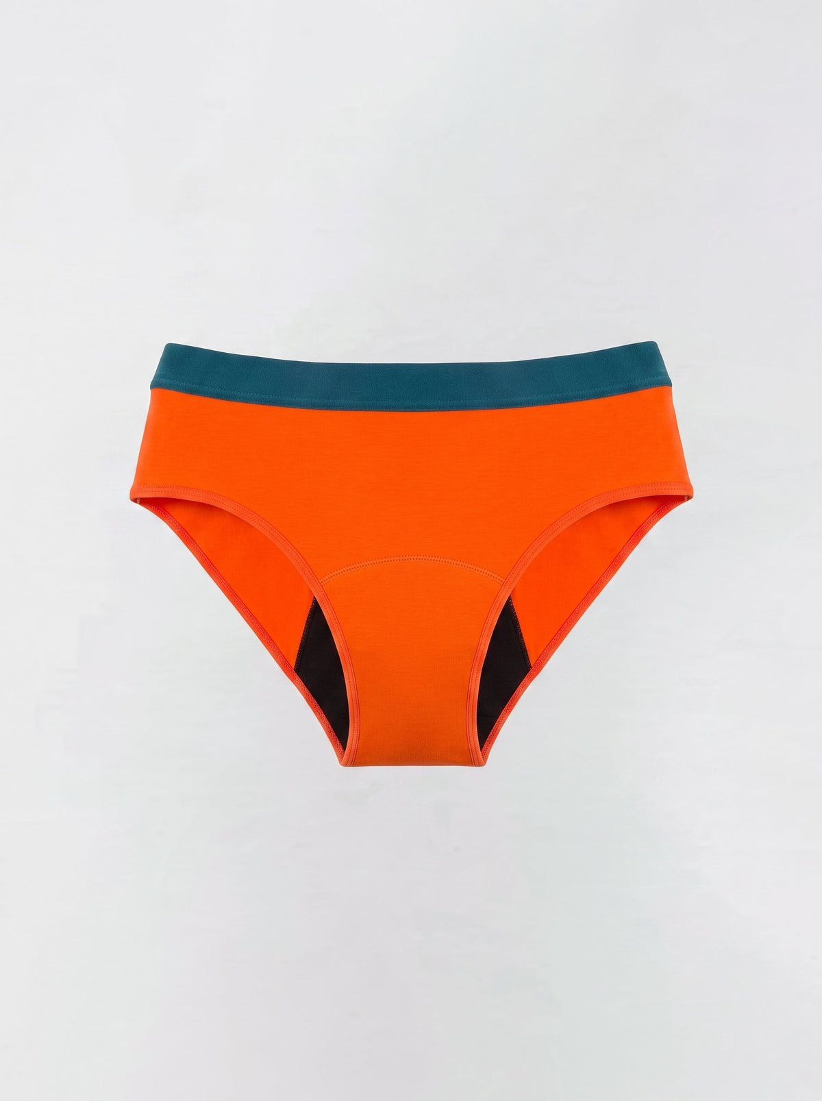 2pcs Color-Block Leak-Proof Period Thong | Contrast Waistband Protection