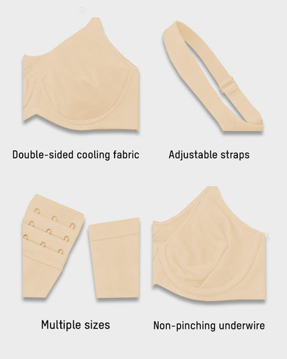 Minimizer Bra with Full Coverage Support & Cooling Comfort