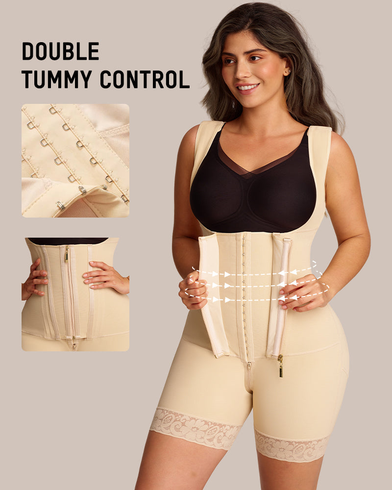 Post Surgery Compression Garment with Tummy Control