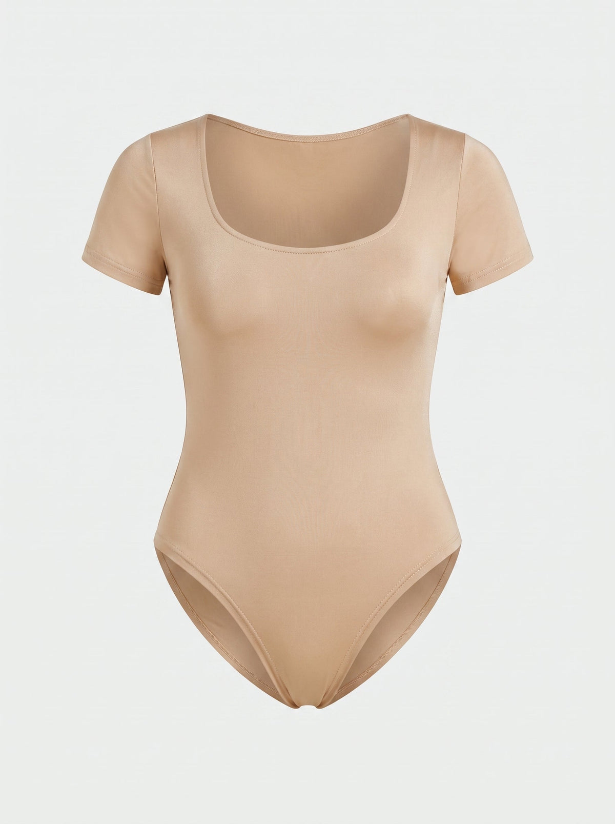 Scoop Neck Bodysuit | Short Sleeve Seamless Everyday Bodysuit