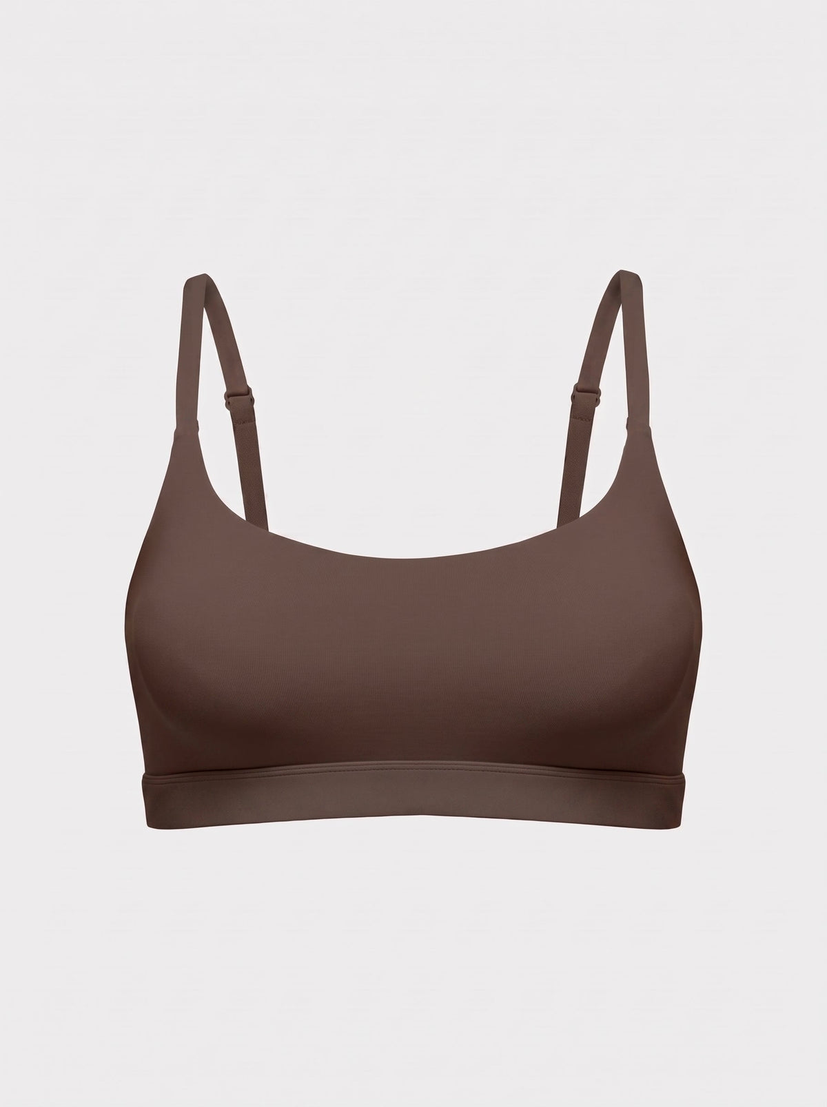 Seamless Scoop Neck Bralette | Wireless Thin Strap Everyday Comfort