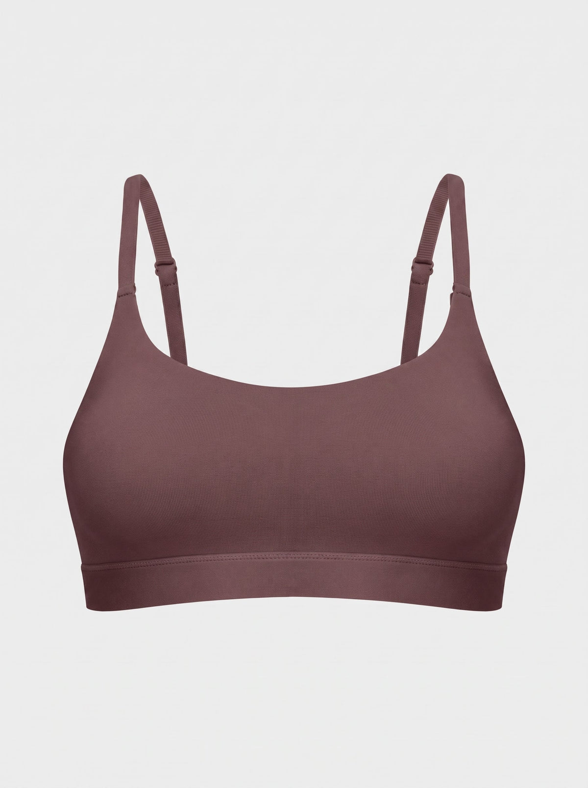 Seamless Scoop Neck Bralette | Wireless Thin Strap Everyday Comfort