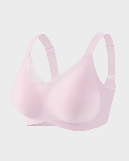 Full Coverage Wireless Bra with V-Mesh Detail