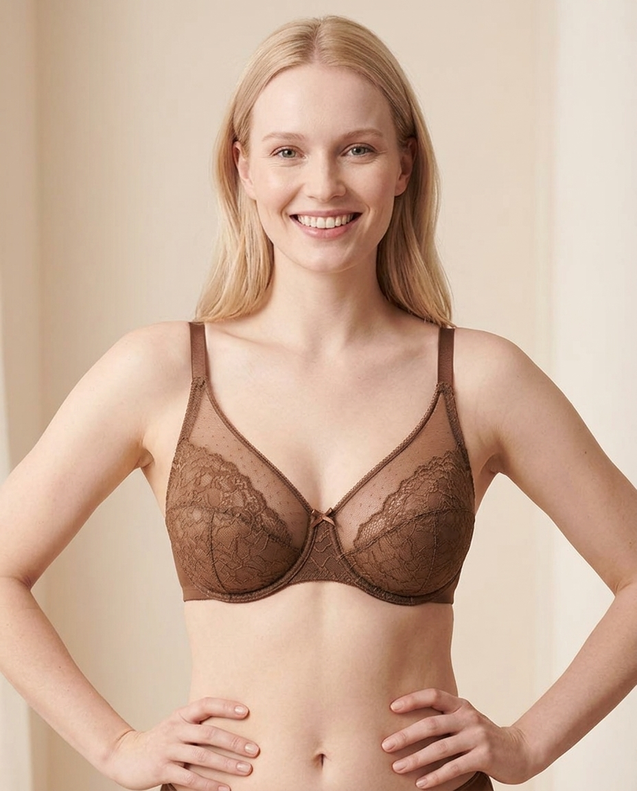 Lace Minimizer Bra with Full Coverage Fit