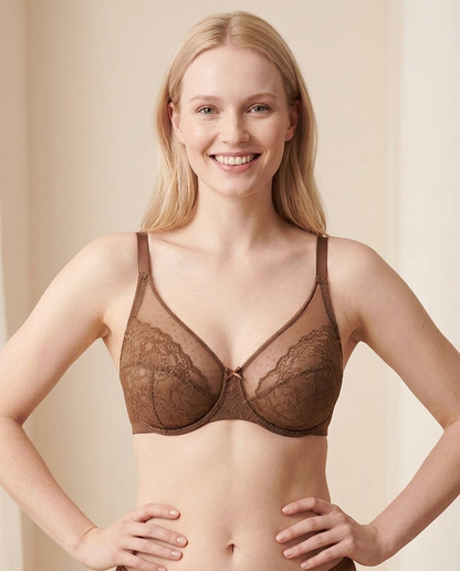 Lace Minimizer Bra with Full Coverage Fit