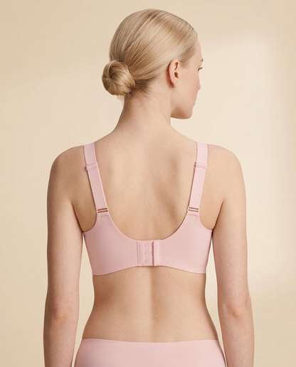 Full Coverage Wireless Bra with V-Mesh Detail
